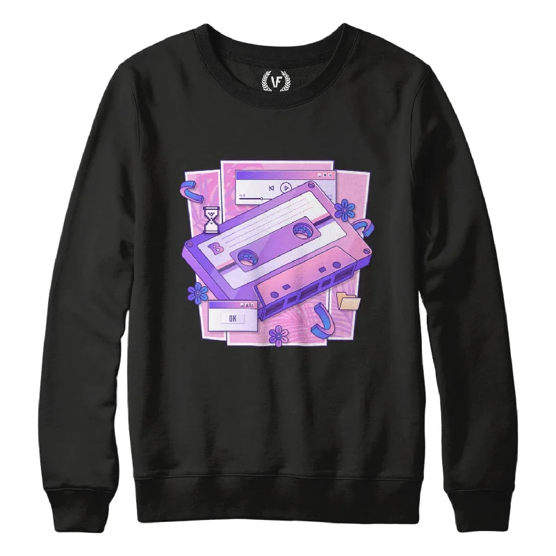 CASSETTE : Sweatshirt Warm Hoodie Sweatshirt