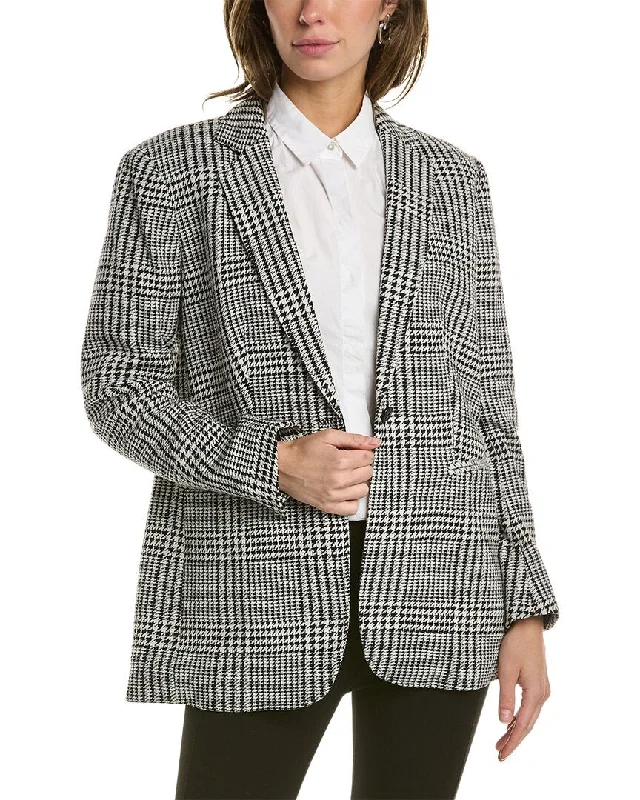 Anne Klein Notch Collar Jacket Office Blazer Outfits