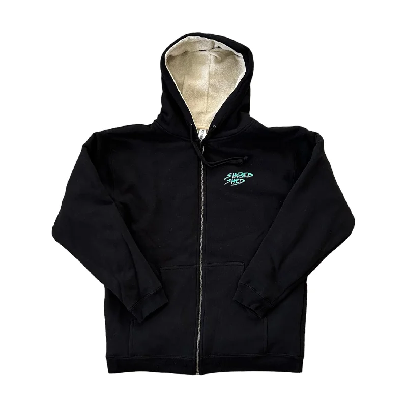 Shred Shed Sherpa Hooded Sweatshirt Women's hiking jackets