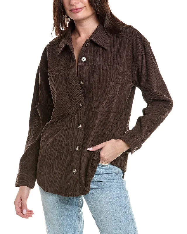 Monrow Corduroy Shacket Classic Women’s Blazer