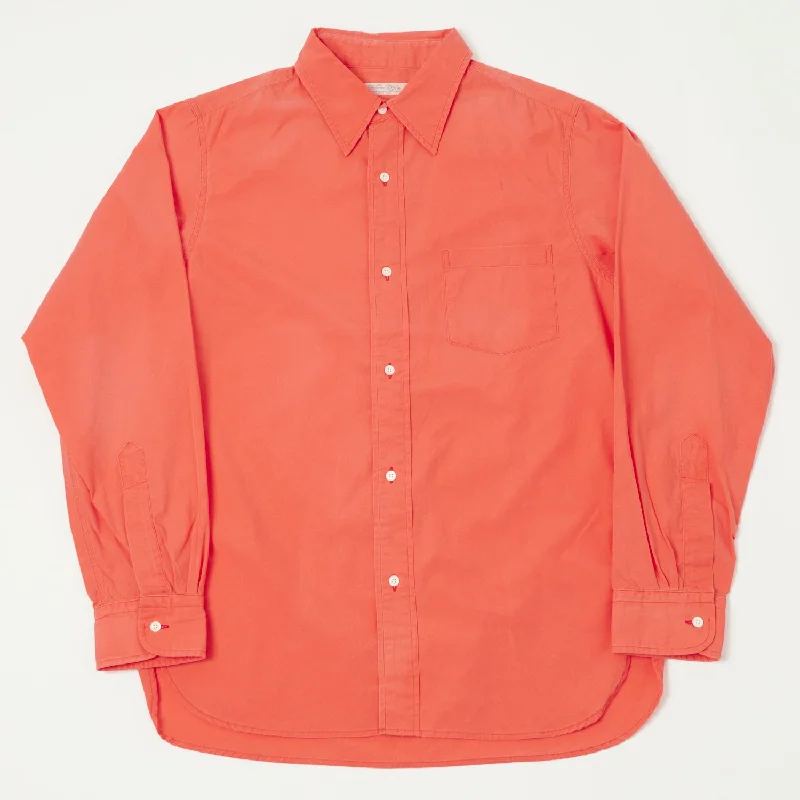 Full Count 4993 1930s Cotton Dress Shirt - Orange