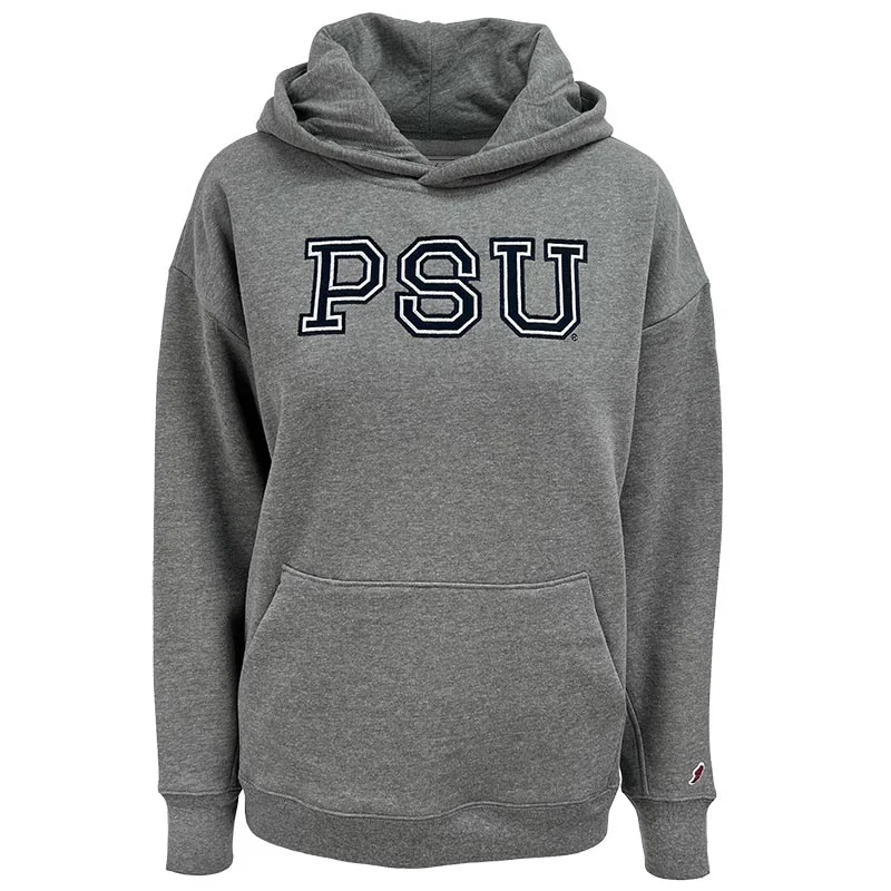 League Ladies Embroidered Penn State Hood Lightweight Hoodie Sweatshirt