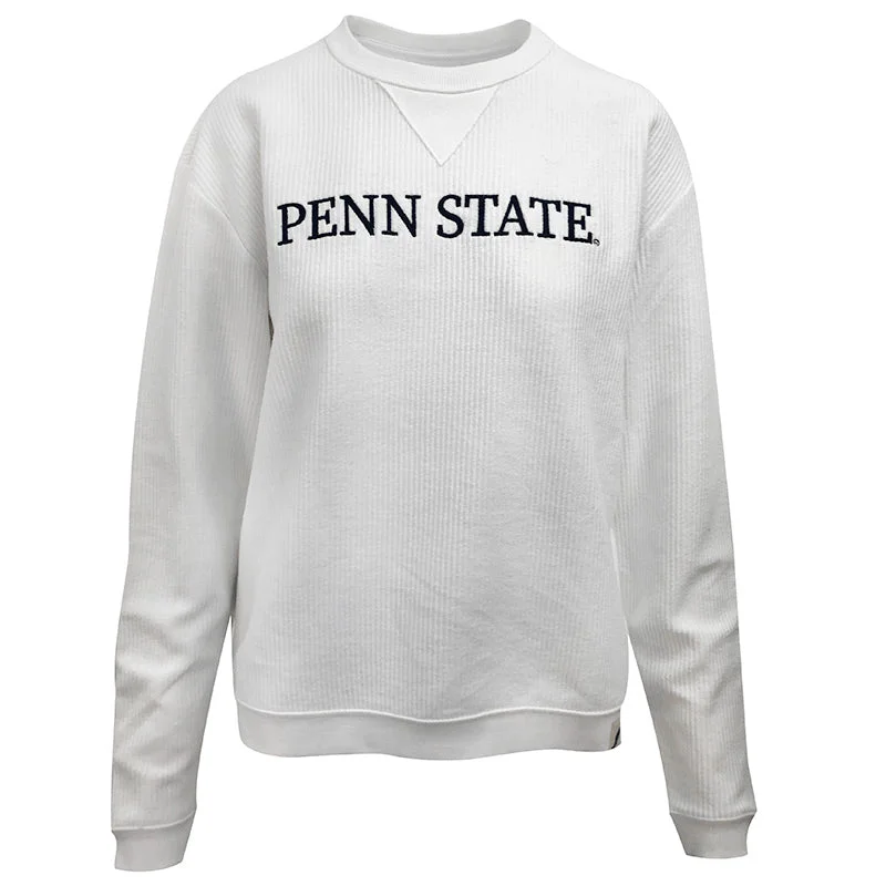 League Corded Penn State Timber Crew Sporty Hoodie Sweatshirt