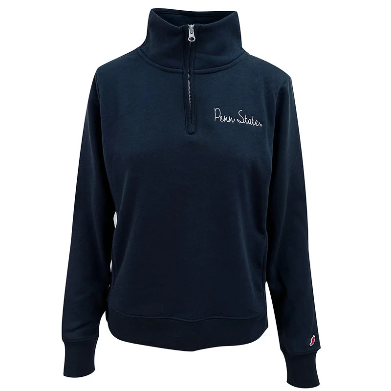 League Academy Ladies Cotton 1/4 Zip Women’s Oversized Hoodie