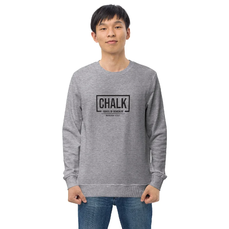 Chalk Logo Unisex organic sweatshirt Basic Hoodie Sweatshirt Look