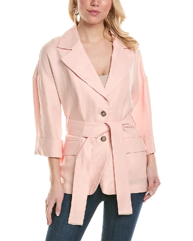 Peserico Linen Blazer Women’s Blazer Trend