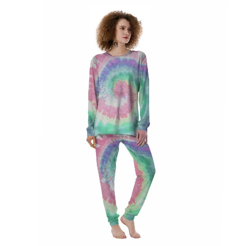 Tie Dye Pastel Print Women's Pajamas Baby pajama sets