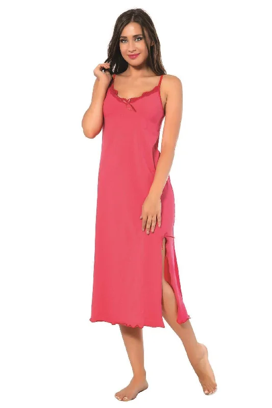 Women's Long Nightgown with Strap 902 Sleeveless pajama sets