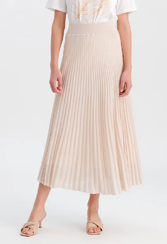 Soft Textured Skirt With Attached Lining Slit unclassified skirts