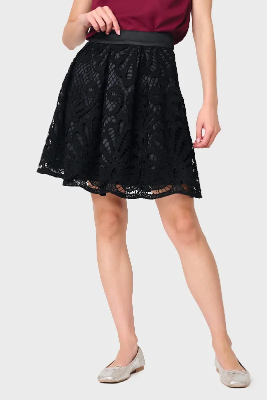 Lovely In Lace Box Pleat Skirt Smocked unclassified skirts