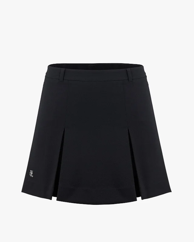 [FL Signature] Wide Pleats Skirt - Black Petite unclassified skirts