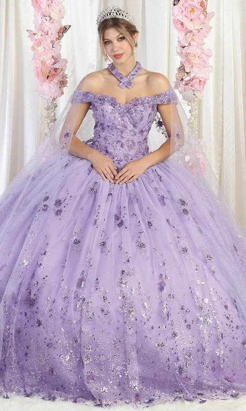 May Queen LK202 - Quinceanera Gown with Choker Necklace Edgy party dresses