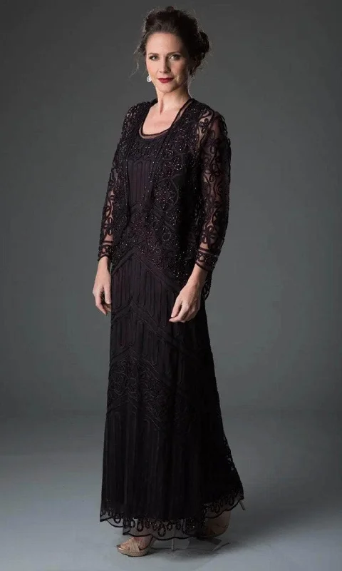 Soulmates 1603 - Soutache Lace Embroidered Dress And Jacket Gown Must-have party dresses for this season