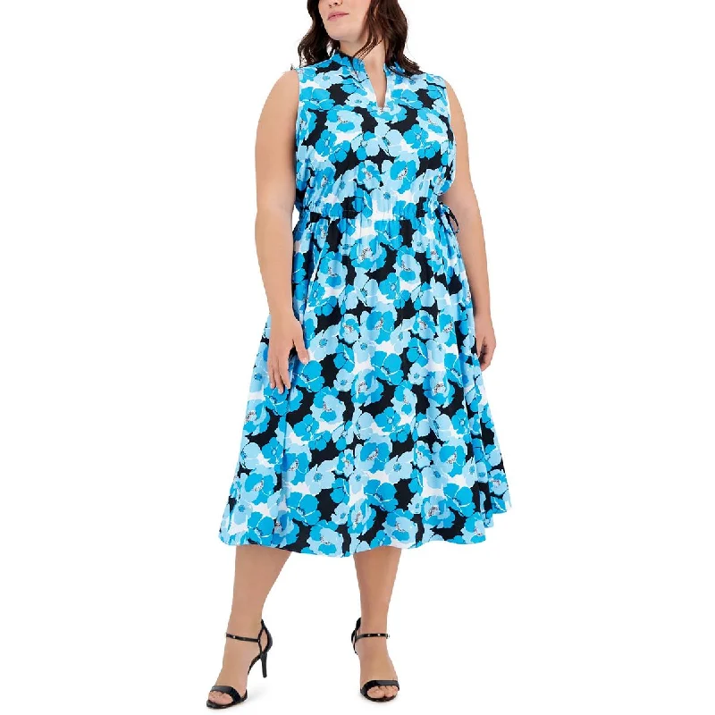 Anne Klein Womens Floral Print Fit & Flare Dress Urban Outfitters floral dresses