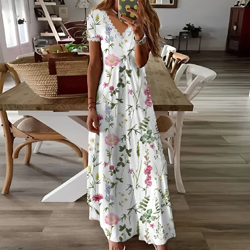 Belle® | Elegant, stylish floral dress Best floral dresses for hourglass body shape