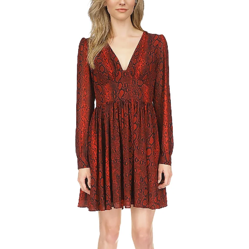 MICHAEL Michael Kors Womens Aztec Print Fit & Flare Fit & Flare Dress Sexy floral print dresses