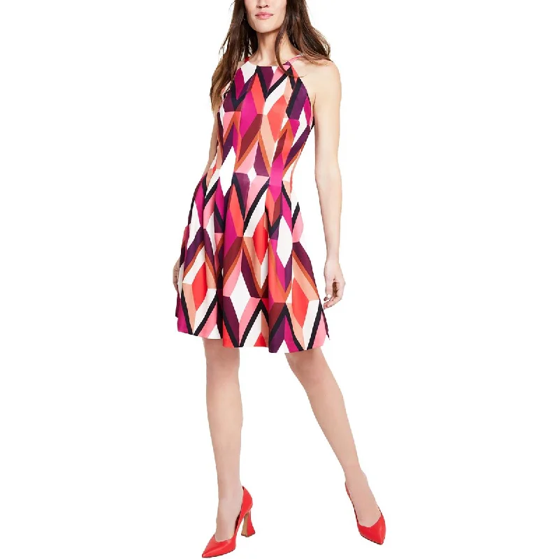 Vince Camuto Womens Above Knee Printed Fit & Flare Dress Best floral dresses for casual outings