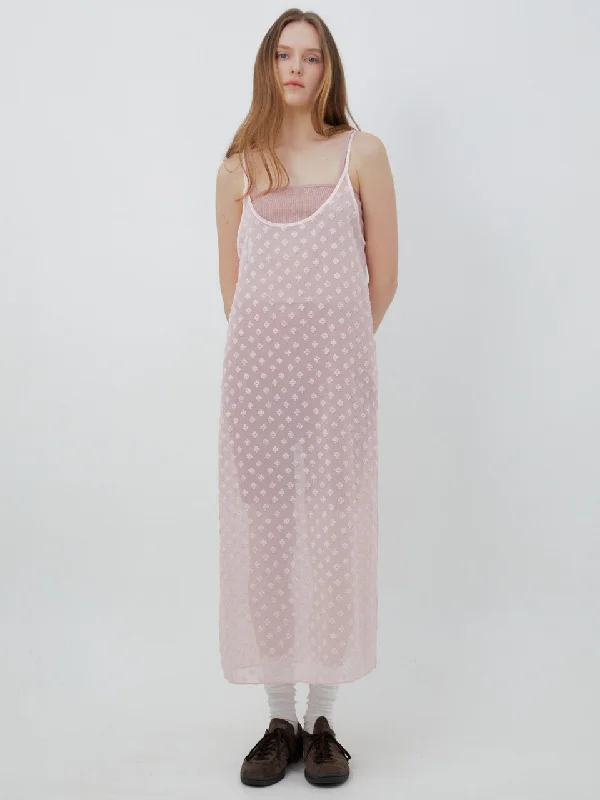 [BEIRUT] SS 24 amara layerd slip dress (pink) Printed unclassified dresses