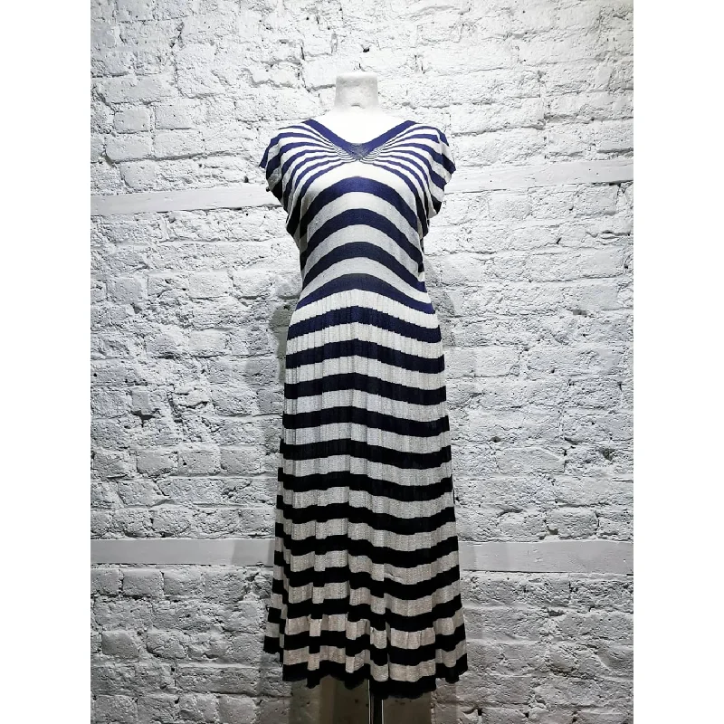 JUNYA WATANABE COMME DES GARCONS STRIPED KNITTED DRESS SIZE S Cocktail unclassified dresses