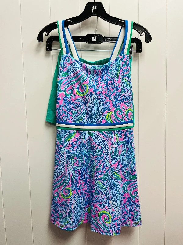 Dress Designer By Lilly Pulitzer In Blue & Pink, Size: Xxs High-end unclassified dresses