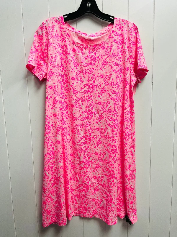 Dress Designer By Lilly Pulitzer In Pink, Size: L Elegant unclassified dresses