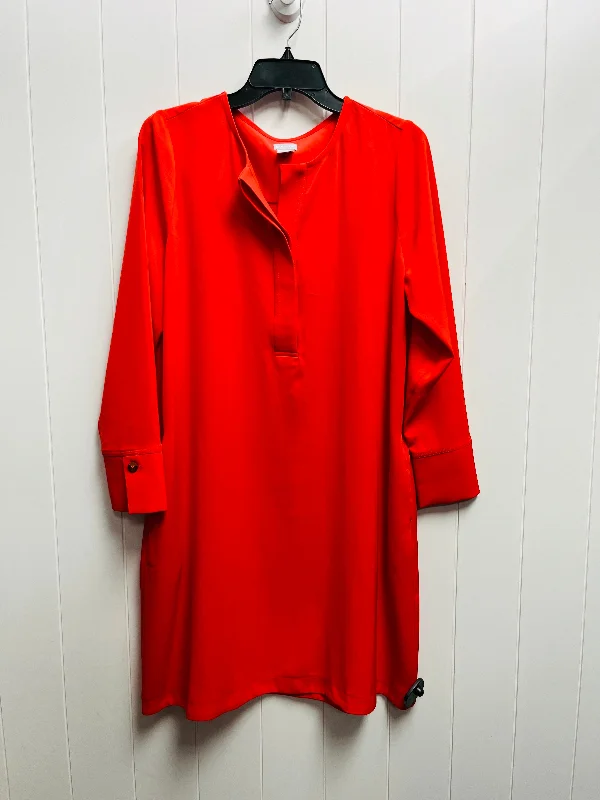 Dress Work By Chicos In Red, Size: M Wrap unclassified dresses