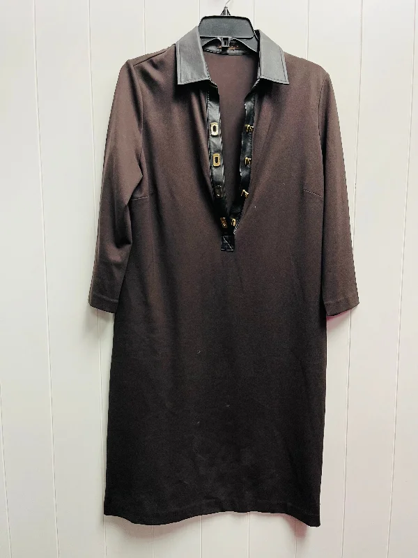 Dress Work By J Mclaughlin In Brown, Size: M Fashionable unclassified dresses