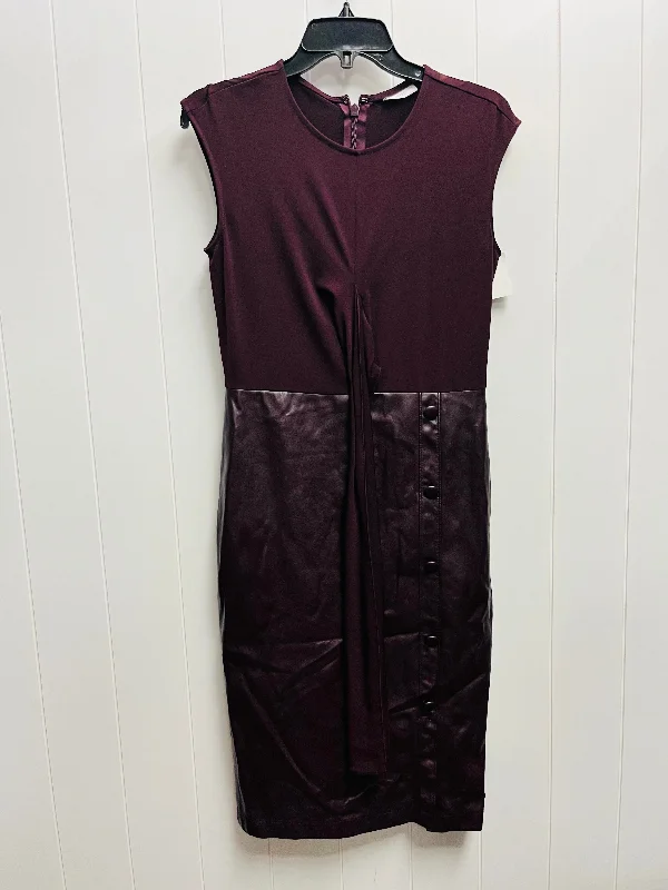 Dress Work By New York And Co In Purple, Size: S Bodycon unclassified dresses