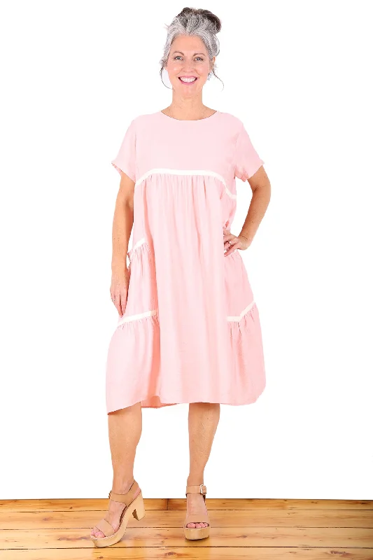 Fremantle Esplanade Dress Baby Pink Sleeveless unclassified dresses