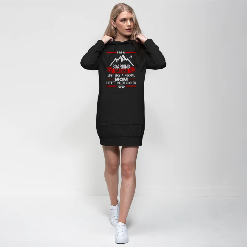 i'm a boarding mom Premium Adult Hoodie Dress Unique unclassified dresses