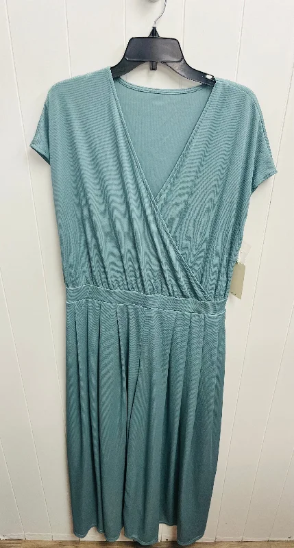 Jumpsuit By halara In Teal, Size: Xl Date night unclassified dresses