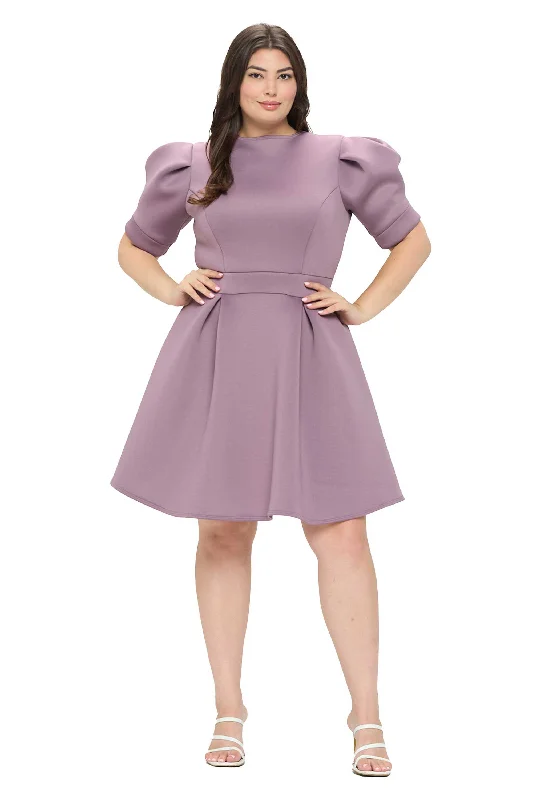 Lindsey Neoprene Flare Dress Vintage unclassified dresses