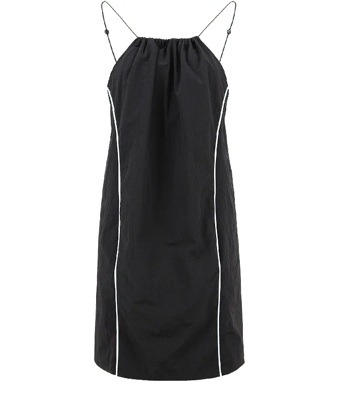 [PLASMASPHERE] SS 24 JOKE DRESS IN BLACK Ruched unclassified dresses