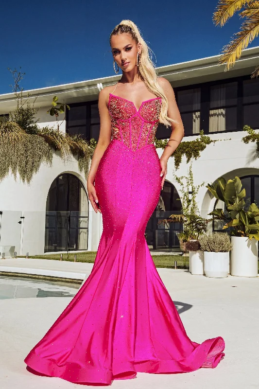 Portia and Scarlett's Shimmering Mermaid Gown: A Royal Statement for Special Occasions Embroidered unclassified dresses