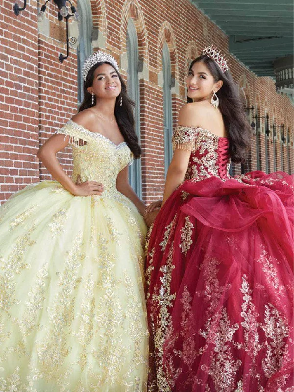 Quinceanera Collection - 26045 Off-Shoulder Quinceanera Dresses Earthy tone unclassified dresses