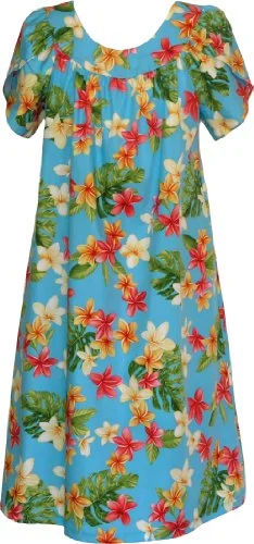 RJC Women's Colorful Plumeria Muumuu Dress Chic unclassified dresses