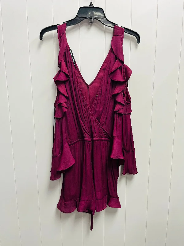 Romper By alice and trixie In Purple, Size: M Breathable unclassified dresses