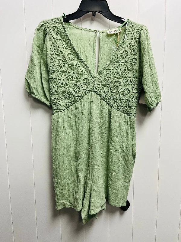 Romper By New IN In Green, Size: S Summer unclassified dresses