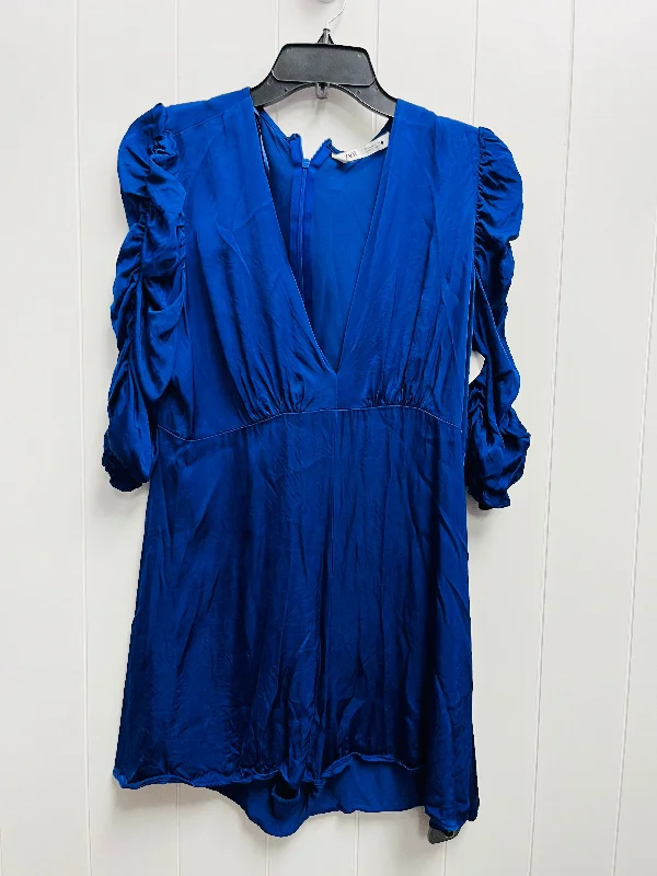 Romper By Zara In Blue, Size: Xl Tulle unclassified dresses