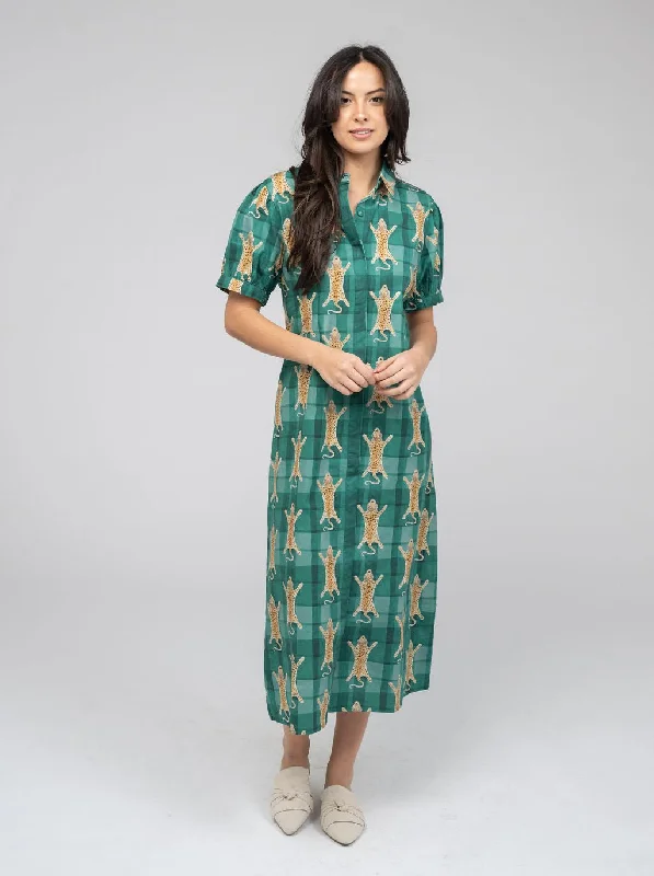 The Kris Dress | Green Cheetah Y2K unclassified dresses