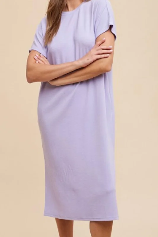 “Weekend Wonder” Dress in Lilac Women's unclassified dresses