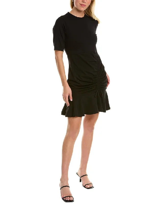 BCBGeneration Ruched Front Mini Dress Tie Waist Mini Skirt