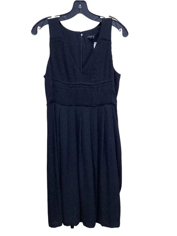 Dress Casual Midi By Ann Taylor In Black, Size: S Soft A-line Skirt