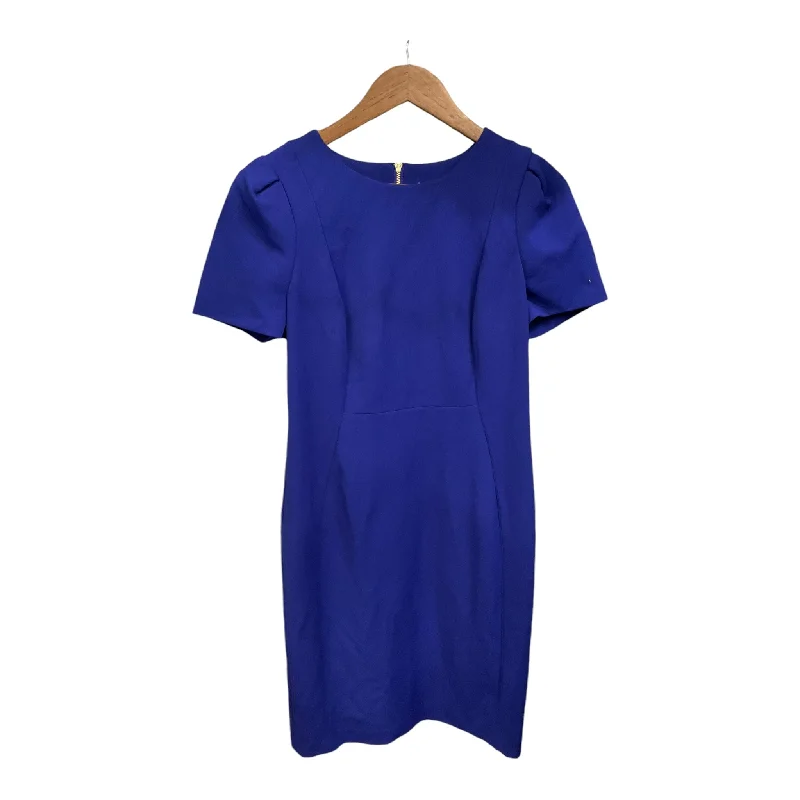 Dress Casual Midi By Calvin Klein In Blue, Size: 10 Pleated A-line Skirt