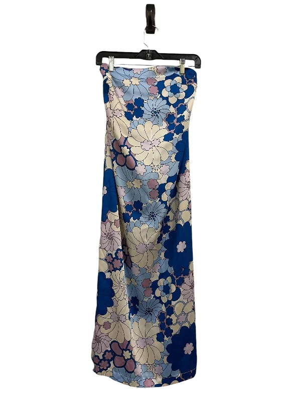 Dress Casual Midi By Zara In Blue, Size: Xs Midi Skirt Look